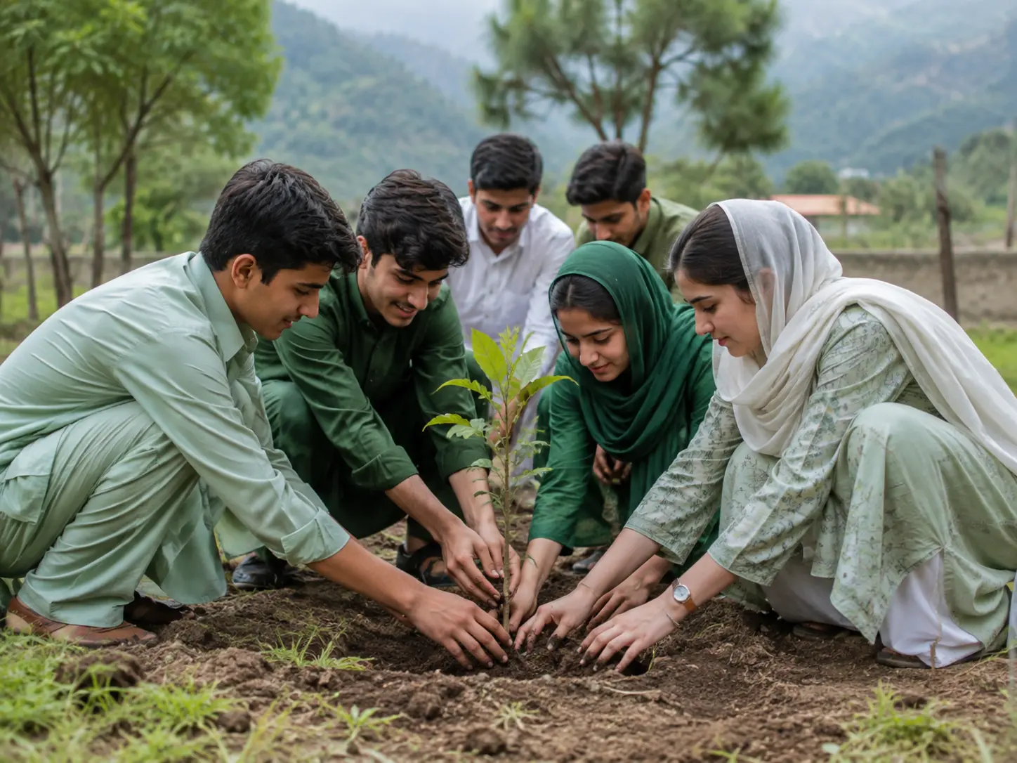 Environmental Awareness Activity participants